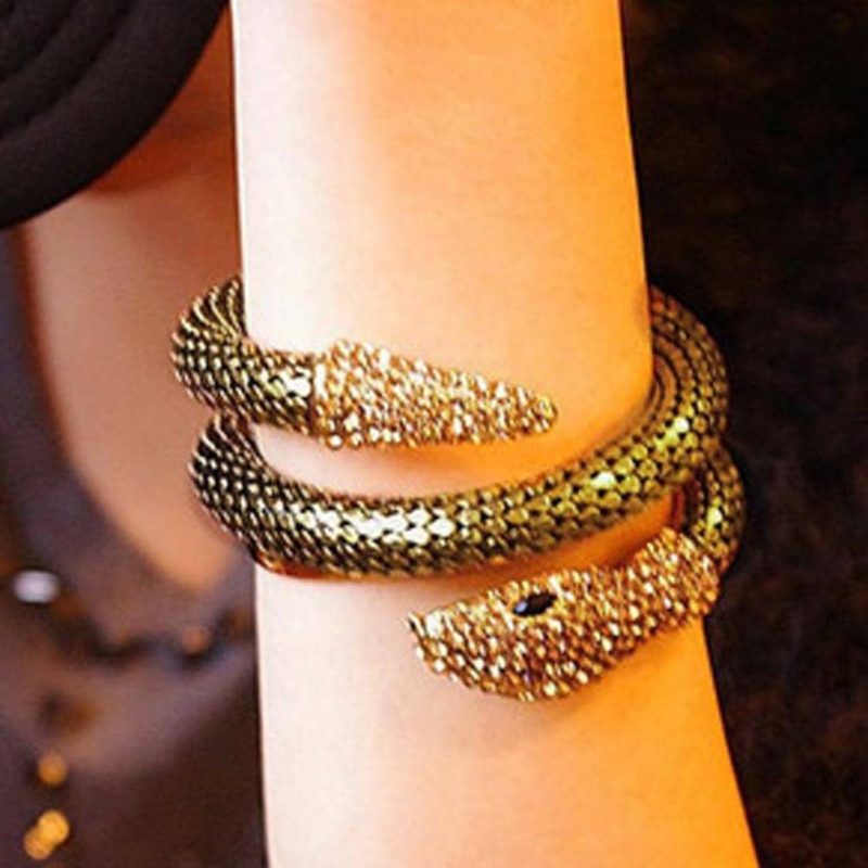 Bracelet Manchette  Serpent - Bijoux-egyptiens.fr