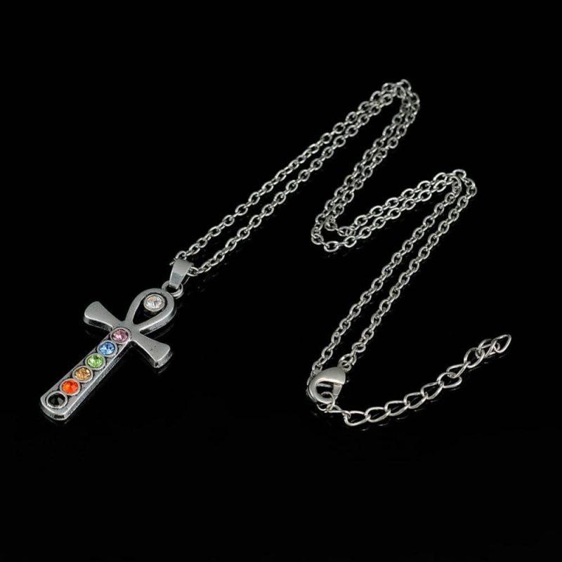 Amulette  Pendentif Croix Egyptienne Argent - Bijoux-egyptiens.fr