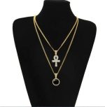 Collier  Pendentif Ankh Argent - Bijoux-egyptiens.fr