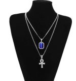 Collier  Pendentif Ankh Argent - Bijoux-egyptiens.fr