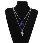 Collier  Pendentif Ankh Argent - Bijoux-egyptiens.fr