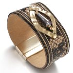 Bracelet Argent  Serpent Femme Large - Bijoux-egyptiens.fr