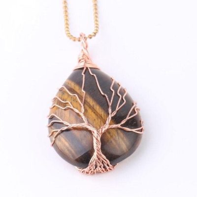Pendentif Oeil de Tigre