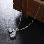 Collier  Pendentif Oeil Bleu Argent - Bijoux-egyptiens.fr