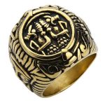 Bague Egyptienne  Hiéroglyphe d'Horus Homme - Bijoux-egyptiens.fr