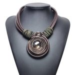 Collier Plastron  Vert Africain - Bijoux-egyptiens.fr