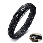 Bracelet Porte-bonheur Ankh égyptien En Métal Argenté - Amulette De Protection - Neuf Avec étiquettes